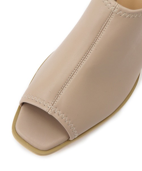 ROPE' PICNIC(ロペピクニック)の「オープントゥスソフトトレッチバックスリングミュール(サンダル・レディース・ブラック/ベージュ系その他・23.0cm/23.5cm/24.0cm/24.5cm)」の11枚目の写真