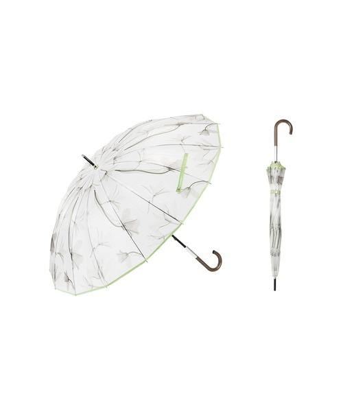 Waterfront(ウォーターフロント)の「memorif. 花びらき 55cm(長傘・レディース・マルチ/グリーン/パープル/その他/ブルー系/グリーン系・FREE)」の10枚目の写真