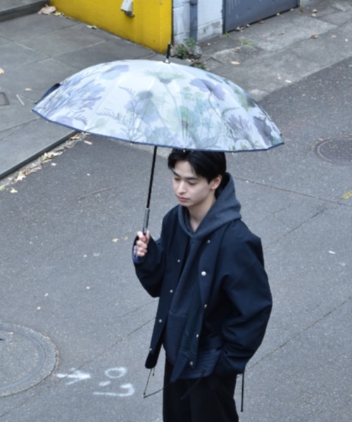 Waterfront(ウォーターフロント)の「memorif. 花びらき 55cm(長傘・レディース・マルチ/グリーン/パープル/その他/ブルー系/グリーン系・FREE)」の9枚目の写真