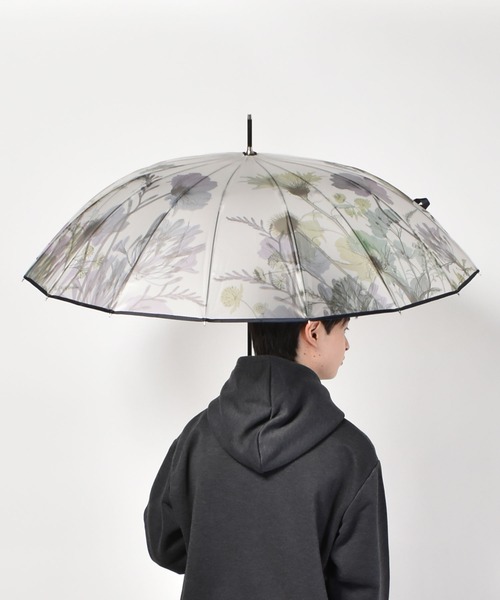 Waterfront(ウォーターフロント)の「memorif. 花びらき 55cm(長傘・レディース・マルチ/グリーン/パープル/その他/ブルー系/グリーン系・FREE)」の16枚目の写真