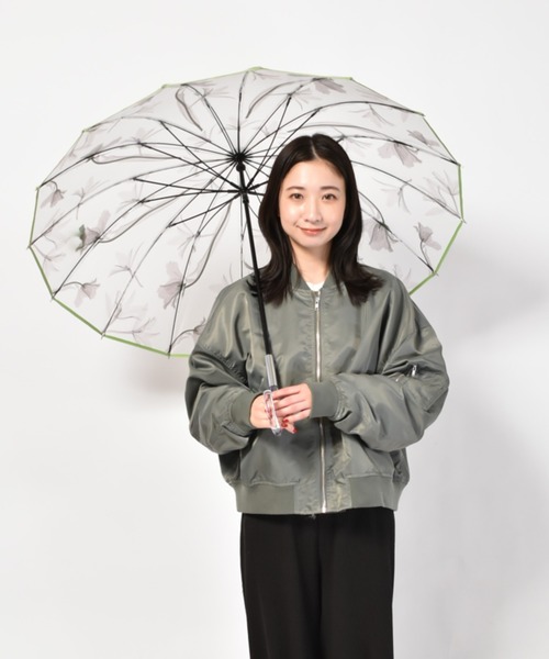 Waterfront(ウォーターフロント)の「memorif. 花びらき 55cm(長傘・レディース・マルチ/グリーン/パープル/その他/ブルー系/グリーン系・FREE)」の14枚目の写真