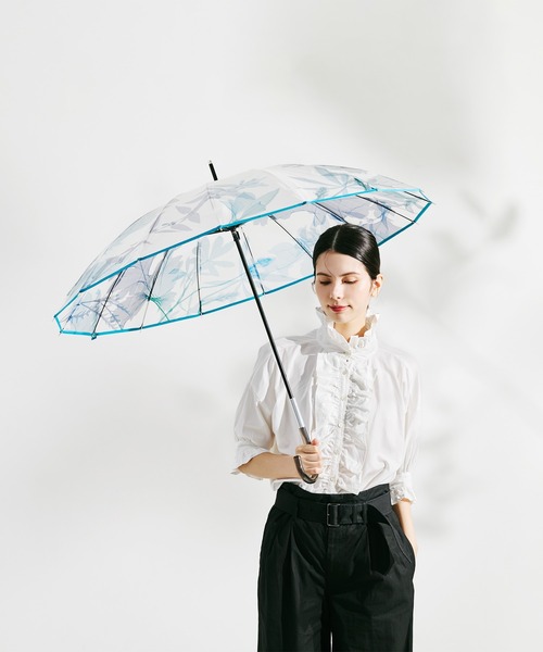 FENDI ミントグリーン 長傘 爽やかなグリーンのレディース長傘！晴雨兼用雨傘8本骨60cm