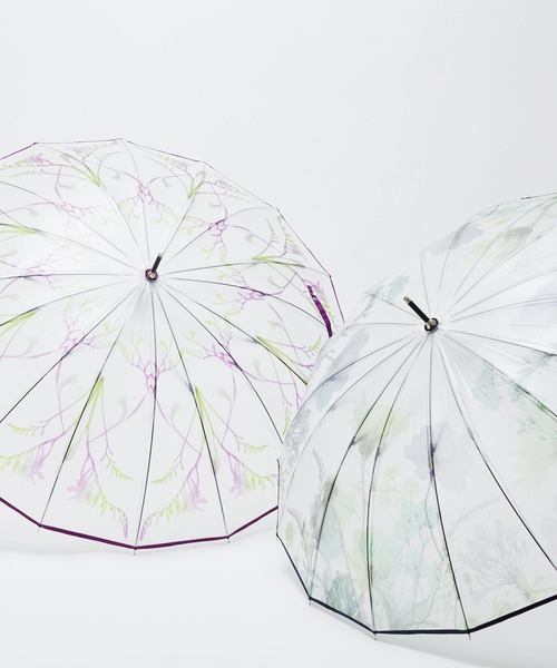 Waterfront(ウォーターフロント)の「memorif. 花びらき 55cm 長傘(長傘・レディース・マルチ/グリーン/パープル/その他/ブルー系/グリーン系・FREE)」の14枚目の写真