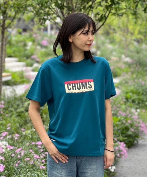 CHUMS(チャムス)の「【CHUMS】CHUMS Baggage T-Shirt(Tシャツ/カットソー・メンズ・グレー/ブラック/ブルーグリーン/ホワイト・MEDIUM/LARGE/X-LARGE)」の4枚目の写真