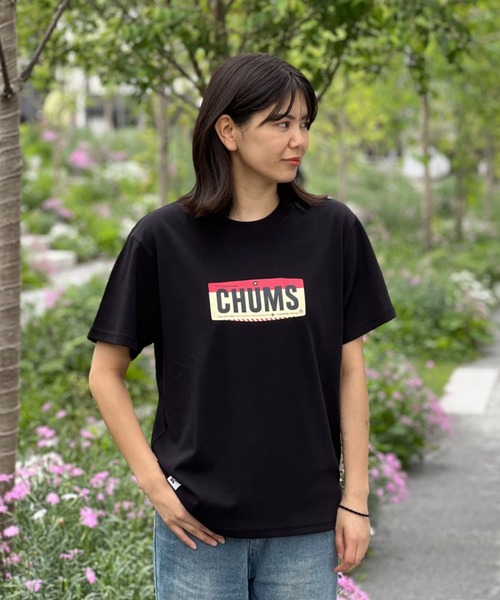 CHUMS(チャムス)の「【CHUMS】CHUMS Baggage T-Shirt(Tシャツ/カットソー・メンズ・グレー/ブラック/ブルーグリーン/ホワイト・MEDIUM/LARGE/X-LARGE)」の2枚目の写真