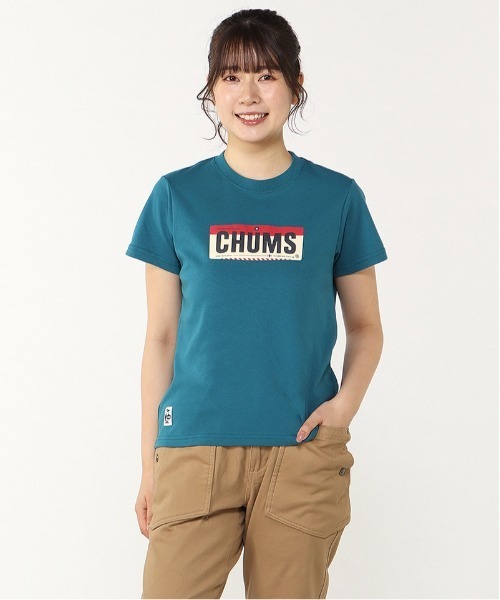 CHUMS(チャムス)の「【CHUMS】CHUMS Baggage T-Shirt(Tシャツ/カットソー・メンズ・グレー/ブラック/ブルーグリーン/ホワイト・MEDIUM/LARGE/X-LARGE)」の6枚目の写真