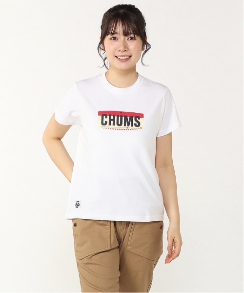 CHUMS(チャムス)の「【CHUMS】CHUMS Baggage T-Shirt(Tシャツ/カットソー・メンズ・グレー/ブラック/ブルーグリーン/ホワイト・MEDIUM/LARGE/X-LARGE)」の7枚目の写真