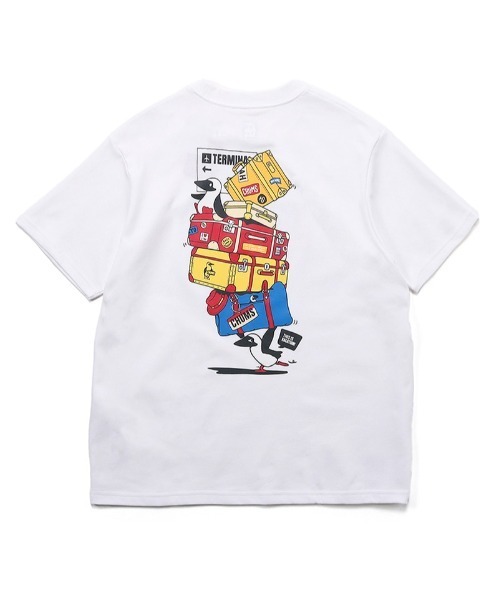 CHUMS(チャムス)の「【CHUMS】CHUMS Baggage T-Shirt(Tシャツ/カットソー・メンズ・グレー/ブラック/ブルーグリーン/ホワイト・MEDIUM/LARGE/X-LARGE)」の21枚目の写真