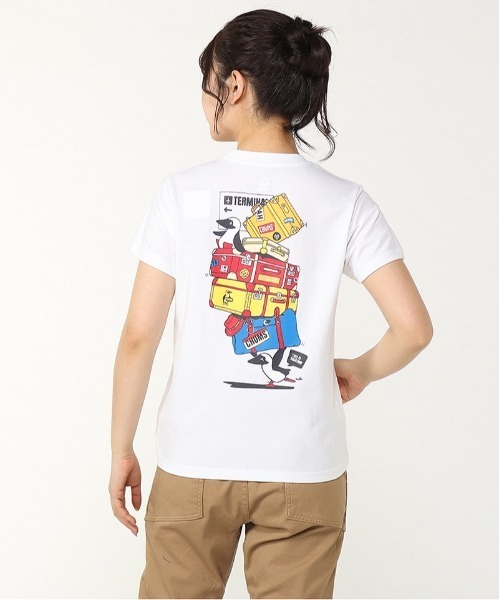 CHUMS(チャムス)の「【CHUMS】CHUMS Baggage T-Shirt(Tシャツ/カットソー・メンズ・グレー/ブラック/ブルーグリーン/ホワイト・MEDIUM/LARGE/X-LARGE)」の17枚目の写真