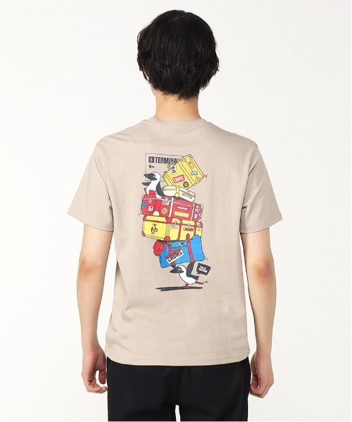 CHUMS(チャムス)の「【CHUMS】CHUMS Baggage T-Shirt(Tシャツ/カットソー・メンズ・グレー/ブラック/ブルーグリーン/ホワイト・MEDIUM/LARGE/X-LARGE)」の19枚目の写真