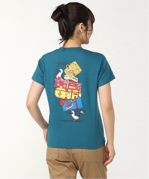 CHUMS(チャムス)の「【CHUMS】CHUMS Baggage T-Shirt(Tシャツ/カットソー・メンズ・グレー/ブラック/ブルーグリーン/ホワイト・MEDIUM/LARGE/X-LARGE)」の20枚目の写真