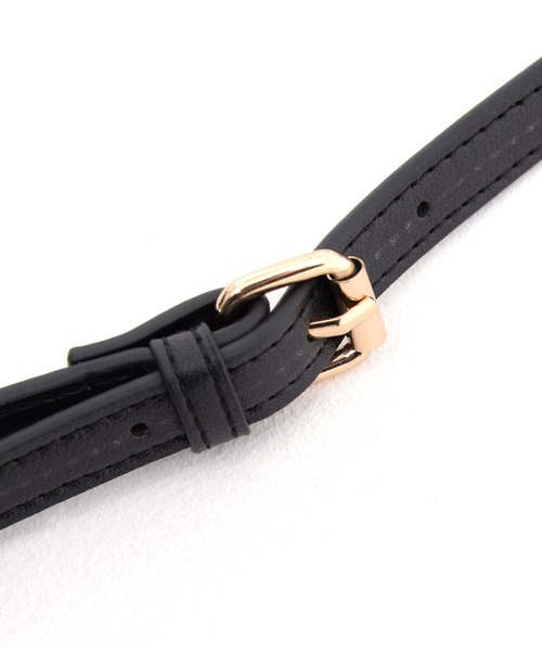 Arnold Palmer（アーノルドパーマー）の「フェイクレザー パールショルダー（ショルダーバッグ・レディース・ブラック/グレイッシュベージュ・F）」の10枚目の写真