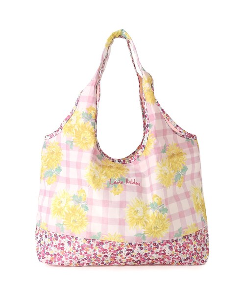 LAURA ASHLEY(ローラアシュレイ)の「【UK本国一推し柄】バーンズフィールド柄 マーケットトート(エコバッグ/サブバッグ・レディース・ピンク系5/グリーン系その他2・00)」の9枚目の写真