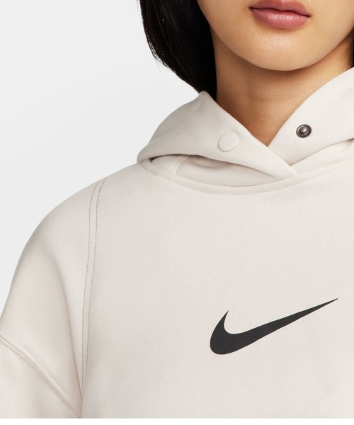 NIKE(ナイキ)の「【NIKE】ナイキスウェットパーカー NSW OS I2SP POフーディ ウィメンズ(パーカー・レディース・ホワイト系その他7/チャコールグレー/ホワイト・L/M/S)」の18枚目の写真