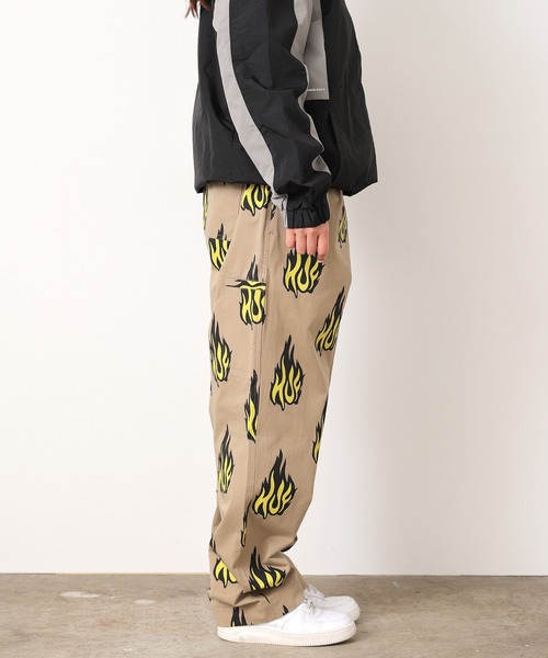 セール】HUF/ハフ FLAMIN EASY PANT コットンイージーパンツ