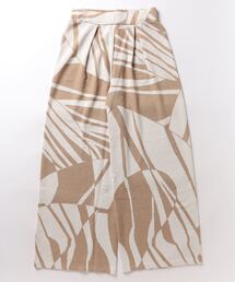 Settimissimo | ITALY ジャガードジオメトリック柄タック入リパンツ(その他パンツ)