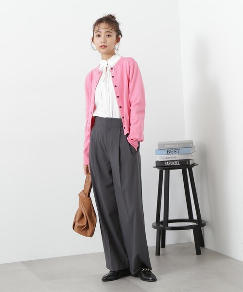 N.(N. Natural Beauty Basic)(エヌエヌナチュラルビューティーベーシック)の「◆コンパクトカーディガン(カーディガン/ボレロ・レディース・グリーン/ピンク/ブラック系その他・MEDIUM)」の17枚目の写真