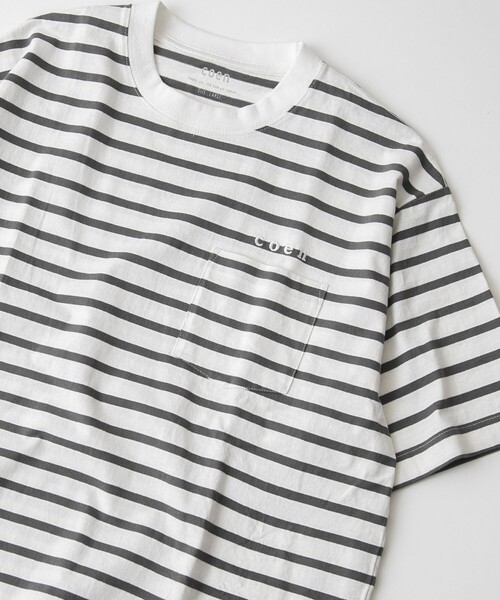 coen(コーエン)の「USAコットンコーエンロゴ刺繍Tシャツ(Tシャツ/カットソー・メンズ・ブラック/その他1/その他2/ホワイト・S/M/L/XL)」の3枚目の写真