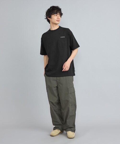 coen(コーエン)の「USAコットンコーエンロゴ刺繍Tシャツ(Tシャツ/カットソー・メンズ・ブラック/その他1/その他2/ホワイト・S/M/L/XL)」の12枚目の写真