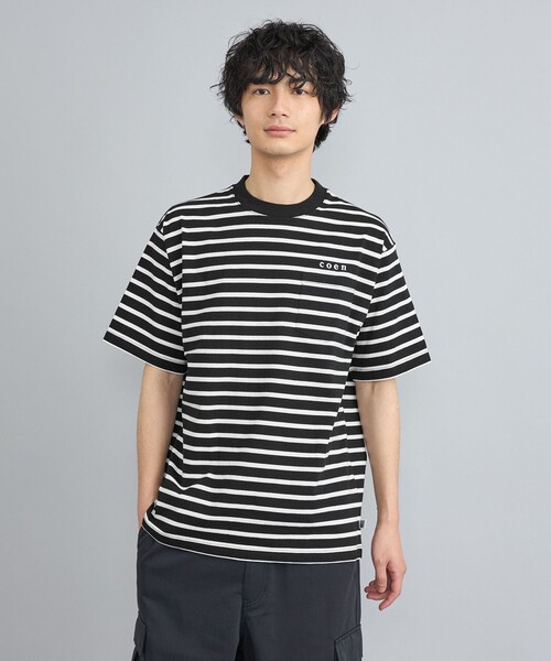 coen(コーエン)の「USAコットンコーエンロゴ刺繍Tシャツ(Tシャツ/カットソー・メンズ・ブラック/その他1/その他2/ホワイト・S/M/L/XL)」の21枚目の写真