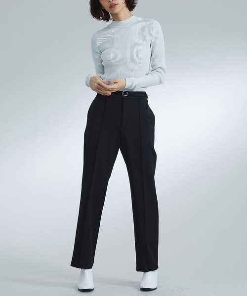 UNITED TOKYO（ユナイテッドトウキョウ）の「ソフトラメニットプルオーバー（ニット/セーター・レディース・ブラック/ホワイト・FREE）」の10枚目の写真