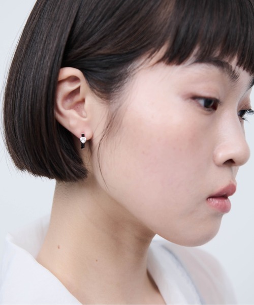 Roots Earrings C / Silver925 ピアス Roots（SV925 Earrings） | 痛くないイヤリング WOJE