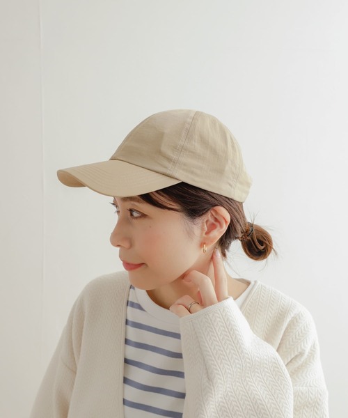 URBAN RESEARCH DOORS（アーバンリサーチドアーズ）の「ワッシャーナイロンキャップ（キャップ・レディース・ベージュ/ブラック・ONE）」の8枚目の写真