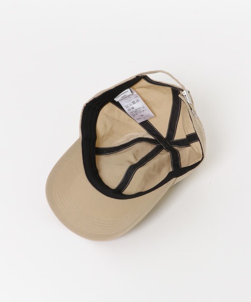 URBAN RESEARCH DOORS（アーバンリサーチドアーズ）の「ワッシャーナイロンキャップ（キャップ・レディース・ベージュ/ブラック・ONE）」の4枚目の写真