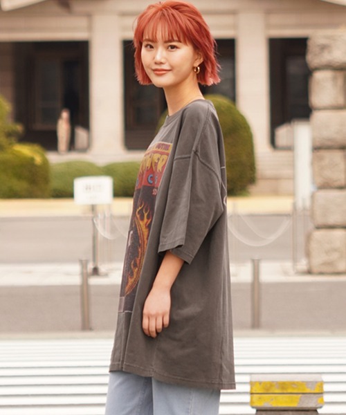 THRASHER（スラッシャー）の「【ムラサキスポーツ限定】THRASHER/スラッシャー Tシャツ ピグメント加工 コミックプリント ビックシルエット THMS-24SPCOMICT（Tシャツ/カットソー・メンズ・ブラック系3/ブラック系1/ブラック系8/ブラック系6/ブラック系7/ブラック系5/ブラック系2/ブラック系4・M/L/XL）」の10枚目の写真