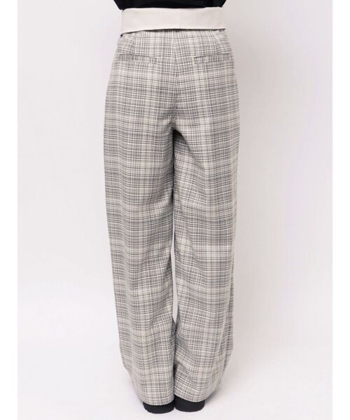 jouetie(ジュエティ)の「ターンバックウエストルーズパンツ(スラックス・レディース・オフホワイト/グレー/レッド・MEDIUM)」の6枚目の写真