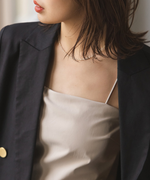 【新品未使用】NOBLE　バックラインスイマーキャミ　ベージュ NOBLE｜バックラインスイマーキャミ | Rakuten Fashion(楽天