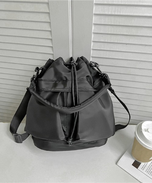 Per sist ence(パーシエンス)の「ドロストミニショルダーヘルメットバッグ(ショルダーバッグ・レディース・ライトベージュ/カーキ/ホワイト/ブラック・FREE)」の18枚目の写真