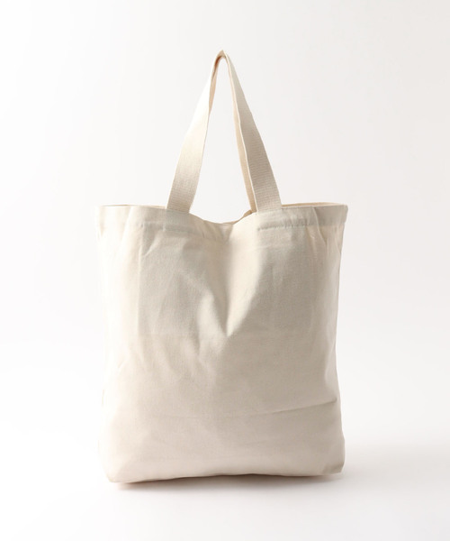 THE NORTH FACE(ザノースフェイス)の「《WEB限定》【THE NORTH FACE / ザ ノースフェイス】Organic Cotton Tote(トートバッグ・メンズ・アイボリー/カーキ/ブラック・FREE)」の6枚目の写真