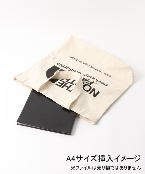 THE NORTH FACE(ザノースフェイス)の「《WEB限定》【THE NORTH FACE / ザ ノースフェイス】Organic Cotton Tote(トートバッグ・メンズ・アイボリー/カーキ/ブラック・FREE)」の9枚目の写真