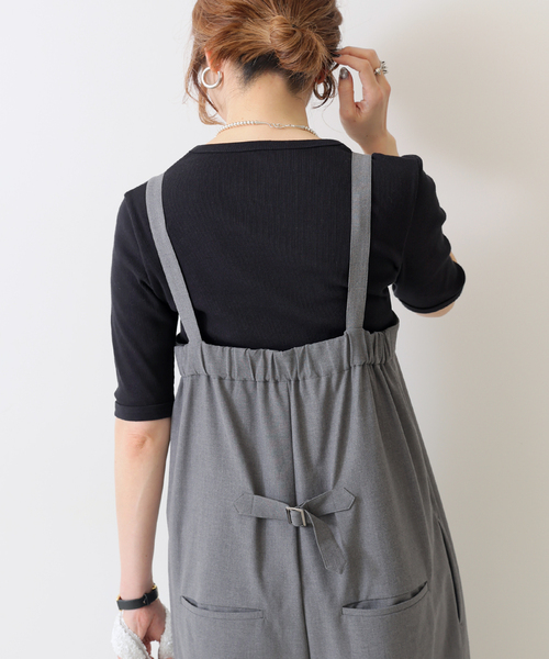 Spick & Span(スピックアンドスパン)の「コンパクトリブプルオーバー(Tシャツ/カットソー・レディース・ホワイト/ブラック/ベージュ・FREE)」の8枚目の写真