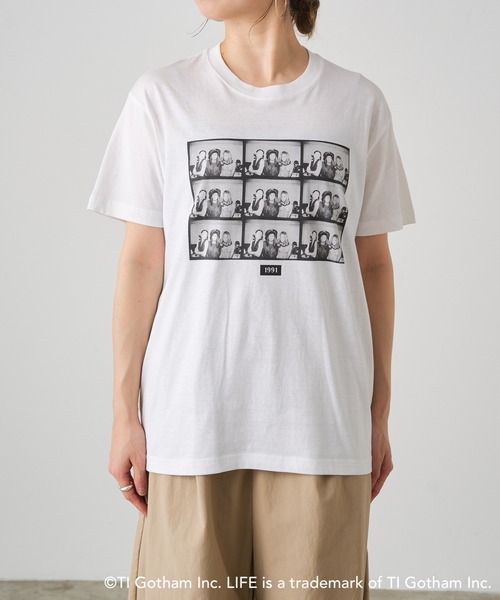 Omekashi（オメカシ）の「ラインナップ PHOTO Tシャツ（Tシャツ/カットソー・レディース・オフホワイト・FREE）」の10枚目の写真