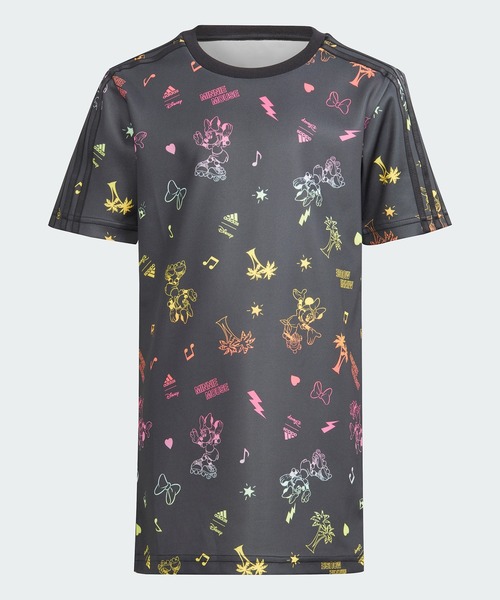 adidas(アディダス)の「adidas × Disney ミニーマウスワンピース / アディダス adidas(ワンピース・キッズ・ブラック・90/130/120/110/100/140)」の1枚目の写真