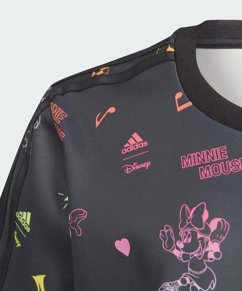 adidas(アディダス)の「adidas × Disney ミニーマウスワンピース / アディダス adidas(ワンピース・キッズ・ブラック・90/130/120/110/100/140)」の2枚目の写真