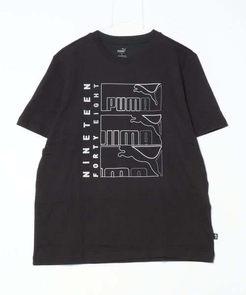PUMA（プーマ）の「プーマ PUMA GRAPHICS トリプルNO1ロゴ Tシャツ_（Tシャツ/カットソー・メンズ・ホワイト/ブラック・M/L/LL/3L/S）」の2枚目の写真