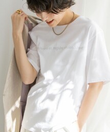 NOLLEY’S | スーピマコットンrespireロゴT(Tシャツ/カットソー)