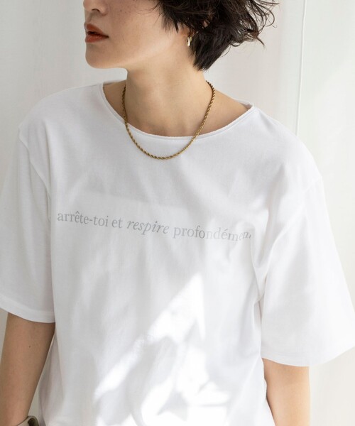 NOLLEY'S（ノーリーズ）の「スーピマコットンrespireロゴT（T