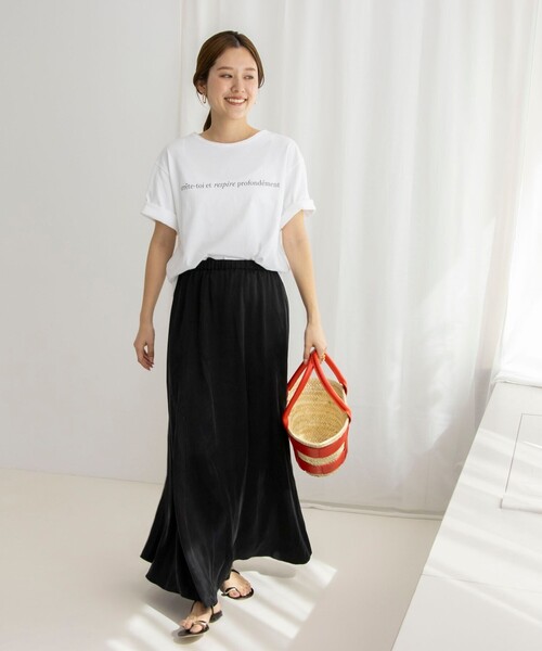 NOLLEY’S（ノーリーズ）の「スーピマコットンrespireロゴT（Tシャツ/カットソー・レディース・ホワイト/ホワイト系その他3・FREE）」の13枚目の写真