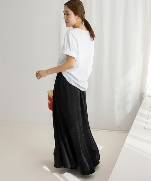 NOLLEY’S（ノーリーズ）の「スーピマコットンrespireロゴT（Tシャツ/カットソー・レディース・ホワイト/ホワイト系その他3・FREE）」の17枚目の写真