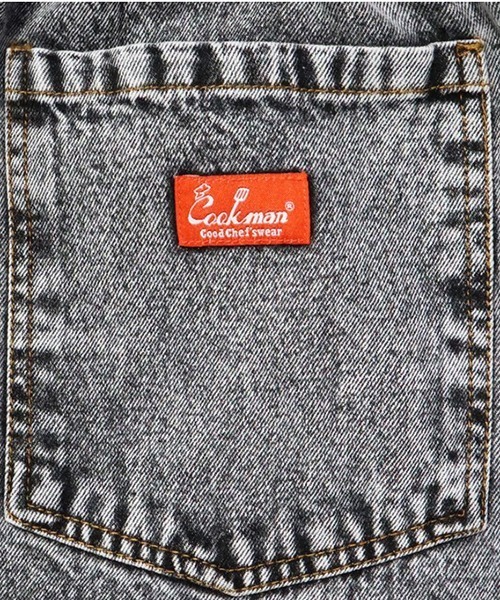 COOKMAN(クックマン)の「Cookman クックマン シェフ ショートパンツ ハーフパンツ イージーパンツ Snow Washed Denim Black(デニムパンツ・メンズ・ケミカルウォッシュ・MEDIUM/LARGE)」の7枚目の写真
