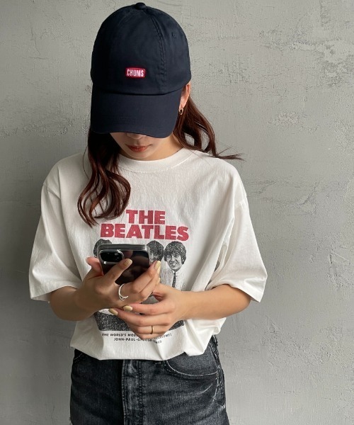 CHUMS（チャムス）の「[CHUMS/チャムス] ブランド刺繍ロゴ パイロットキャップ（キャップ・レディース・ベージュ/ネイビー/ブラック・F）」の22枚目の写真