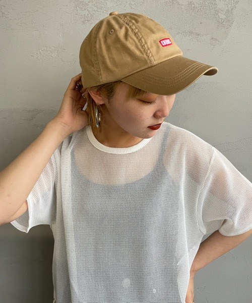 CHUMS（チャムス）の「[CHUMS/チャムス] ブランド刺繍ロゴ パイロットキャップ（キャップ・レディース・ベージュ/ネイビー/ブラック・F）」の11枚目の写真