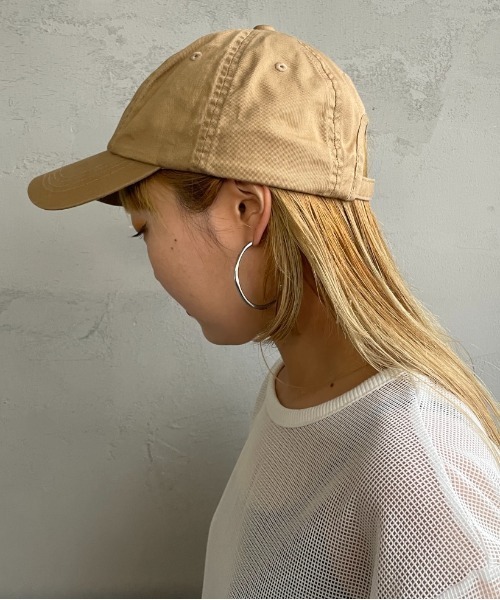 CHUMS（チャムス）の「[CHUMS/チャムス] ブランド刺繍ロゴ パイロットキャップ（キャップ・レディース・ベージュ/ネイビー/ブラック・F）」の13枚目の写真
