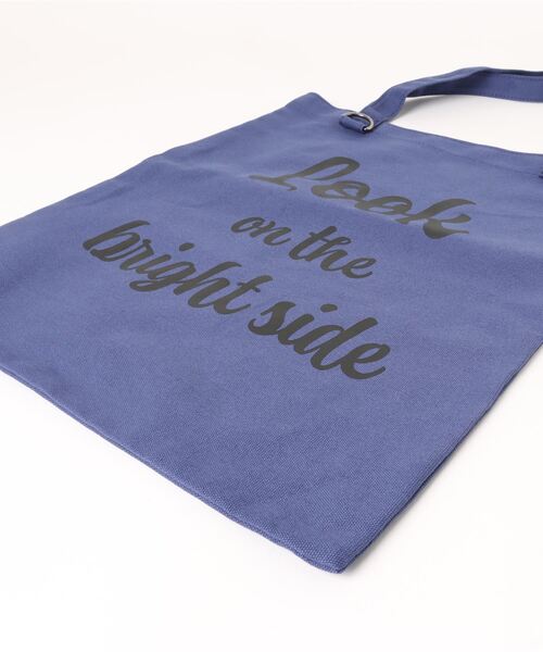 SPINNS（スピンズ）の「コットントートバッグ LOOK（トートバッグ・メンズ・ネイビー/オフホワイト/イエロー・ONESIZE）」の5枚目の写真