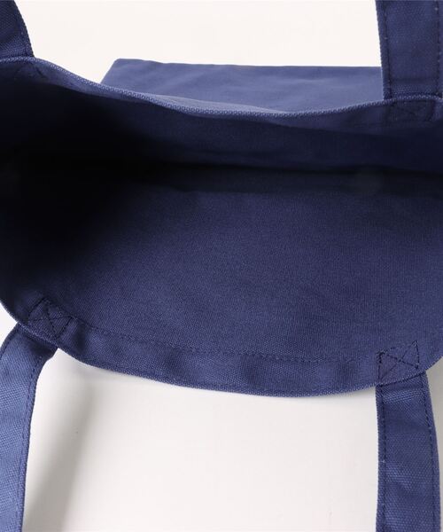 SPINNS（スピンズ）の「コットントートバッグ LOOK（トートバッグ・メンズ・ネイビー/オフホワイト/イエロー・ONESIZE）」の6枚目の写真