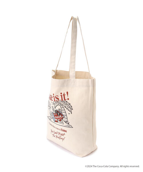 AVIREX（アヴィレックス）の「AVIREX / Coca-Cola 90'S CHARACTER BAG（トートバッグ・レディース・キナリ・FREE）」の3枚目の写真